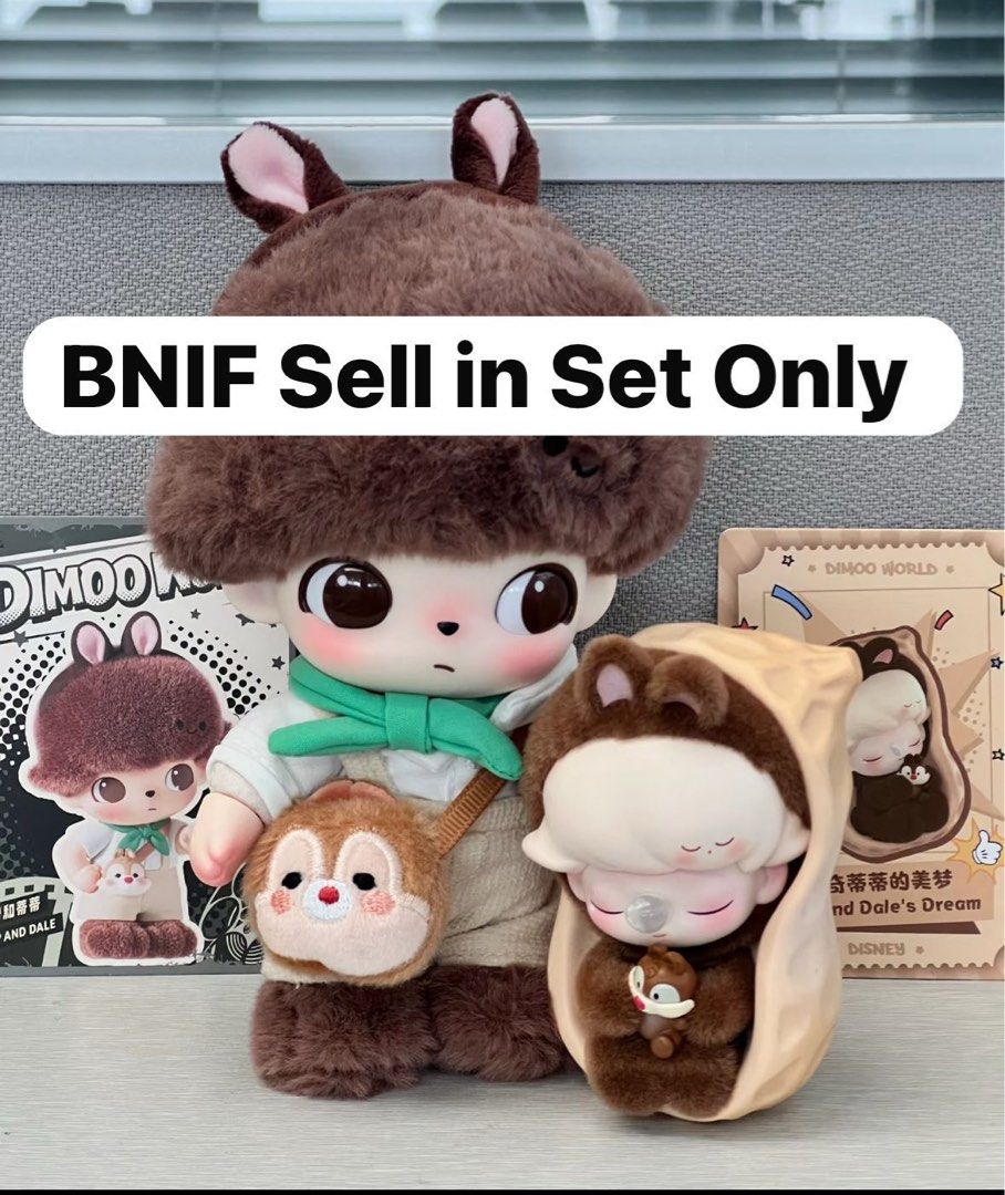 Dimoo World Disney vinyl plus set. Chip and Dale Dream, Hobbies & Toys ...