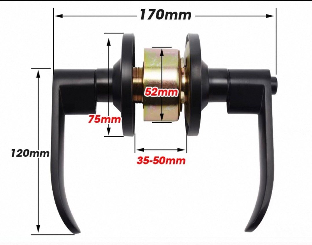Door knob (Category: Locks, Doors & Gates) located in Singapore. Submitted by steadywee (Listing ID 1356961663, Image 3). Description: Brand new Comes with keys 35-45mm distance Lock 5cm Lock to centre distance 60mm $10/pc I hv 4 sets .