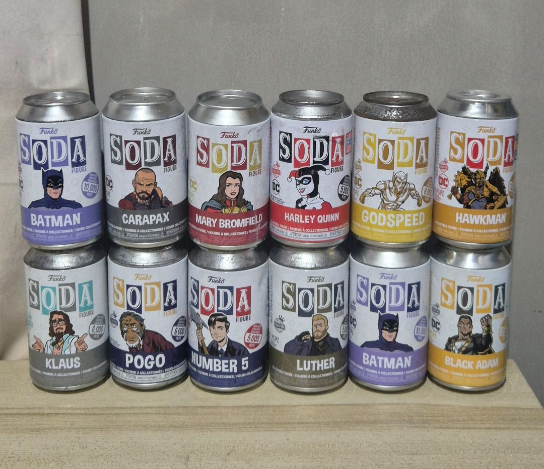FUNKO SODA | COMMONS FOR SALE (Category: Designer & Blind Box Toys) located in Calamba. Submitted by tortoyscollectibles (Listing ID 1362087182, Image 3). Description: FUNKO SODA COMMONS FOR SALE ❌Sensitive buyers as almost all cans have rusts-- each fig is protected with bubble wrap inside *Can send pics only to sure buyers to not waste time --PIC 1 (COMMONS) ◾️Holiday Groot - 400 ◾️El Venenoide - 300 ◾️Captain America - 600 ◾️El Terror Purpura 