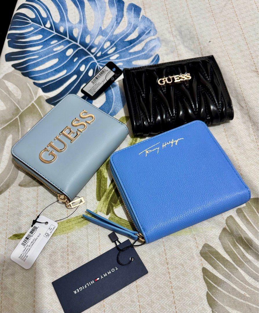 Guess and Tommy Hilfiger wallet (Category: Wallets & Card holders) located in Marikina City. Submitted by eds.online (Listing ID 1362115577, Image 1). Description: Brand new with tag Bought from US TH blue - SOLD ❌.