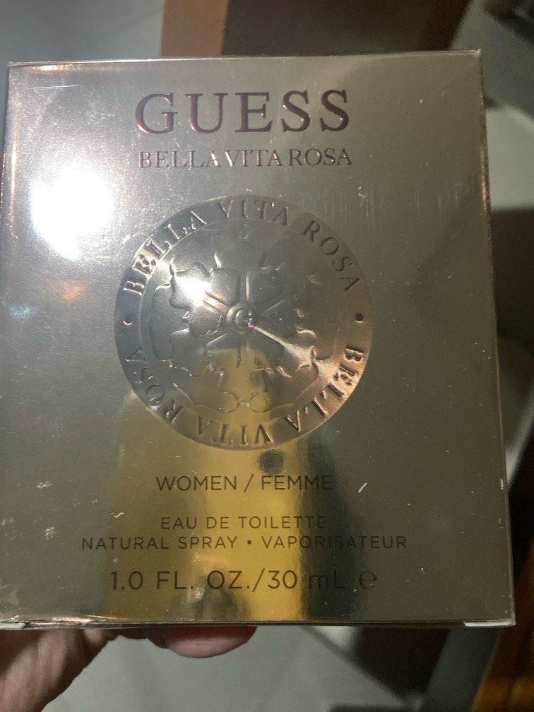 Guess Bella Vita Rosa (Category: Fragrance & Deodorants) located in Quezon City. Submitted by aaakids (Listing ID 1362062214, Image 2). Description: Guess, Woman, Guess Bella Vita Rosa For Women - Eau De Toilette 30 Ml, Rose gold, Brand new and sealed .