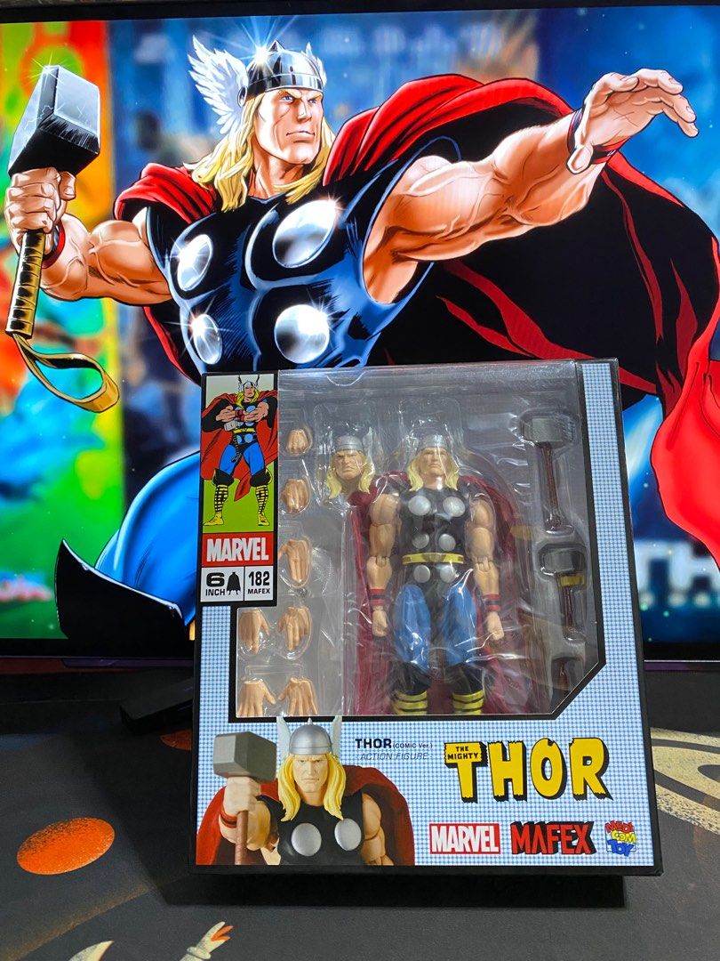 Mafex The Mighty Thor 182 (Comic Version) (Category: Figurines & Statues) located in Mandaluyong City. Submitted by jeromeeasy (Listing ID 1361956934, Image 1). Description: For sale and open for trades ‼️ MISB/SEALED Mafex Thor 182 (Comic) ⚡️ Pristine box condition for collectors 9.5/10 Price is slightly negotiable (please wag mahiya maghaggle or magoffer, madali at maayos ako kausap 💯) Mandaluyong loc Gcash/Metrobank LBC and Lalamove ready 24/