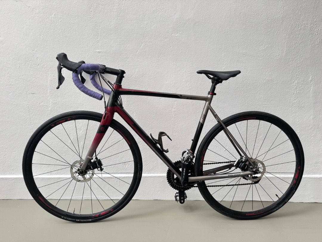 Polygon Strattos S5 Disc Shimano 105 2X11speed Road bike (M), Sports ...