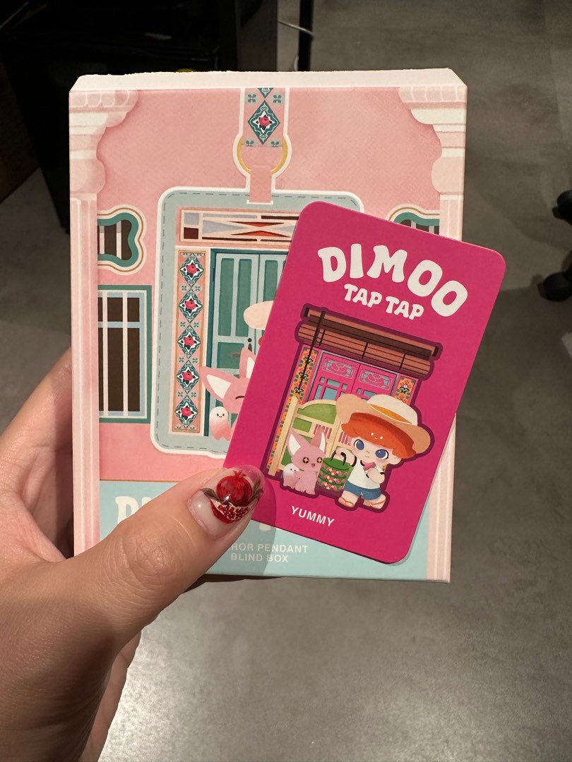 Popmart Dimoo Tap Tap Mirror Pendant Blind Box, Hobbies & Toys ...