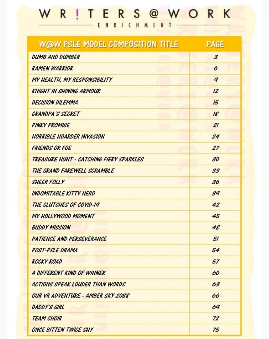 PSLE Model Compo, Hobbies & Toys, Books & Magazines, Assessment Books ...