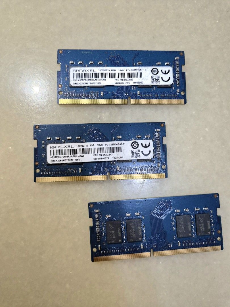 Ramaxel RMSA3260ME78HAF-2666 8gb Pc4 2666MHz DDR4 So-Dimm Non-ECC 260 pin 1.2V Ram Memory for Laptop and All in One Desktop Computer (8gb Pc4 2666MHz DDR4 So-Dimm)63223793276673112