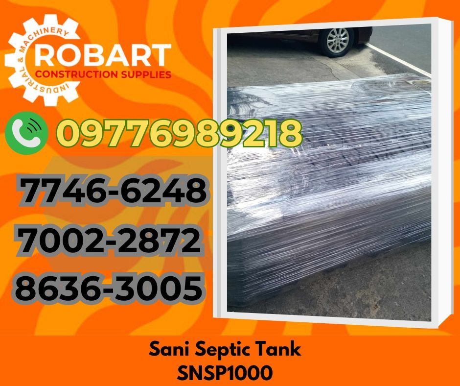 Sani Septic Tank SNSP1000 (Category: Construction Tools & Equipment) located in Caloocan City. Submitted by gmrobart65562 (Listing ID 1361995112, Image 1). Description: Sani Septic Tank SNSP1000 𝑹𝑶𝑩𝑨𝑹𝑻 𝑪𝑶𝑵𝑺𝑻𝑹𝑼𝑪𝑻𝑰𝑶𝑵 𝑺𝑼𝑷𝑷𝑳𝑰𝑬𝑺 𝒪𝒻𝒻𝒾𝒸𝑒 𝒜𝒹𝒹𝓇𝑒𝓈𝓈: 𝟣𝟦𝟢𝟧 𝒴𝓊𝓈𝑒𝒸𝑜 𝒮𝓉. 𝒮𝓉𝒶 𝒞𝓇𝓊𝓏 𝑀𝒶𝓃𝒾𝓁𝒶 ꜱᴇɴᴅ ᴜꜱ ᴍᴇꜱꜱᴀɢᴇ ꜰᴏʀ ɪɴQᴜɪʀɪᴇꜱ ‼️ ‼️ ꜱᴍʀᴛ - (0947-452-5583) ᴠɪʙʀ - (0977-698-9128) ʟᴀɴᴅʟɪɴᴇ: (8636-8005 ʟᴏᴏᴋ ꜰᴏʀ JM