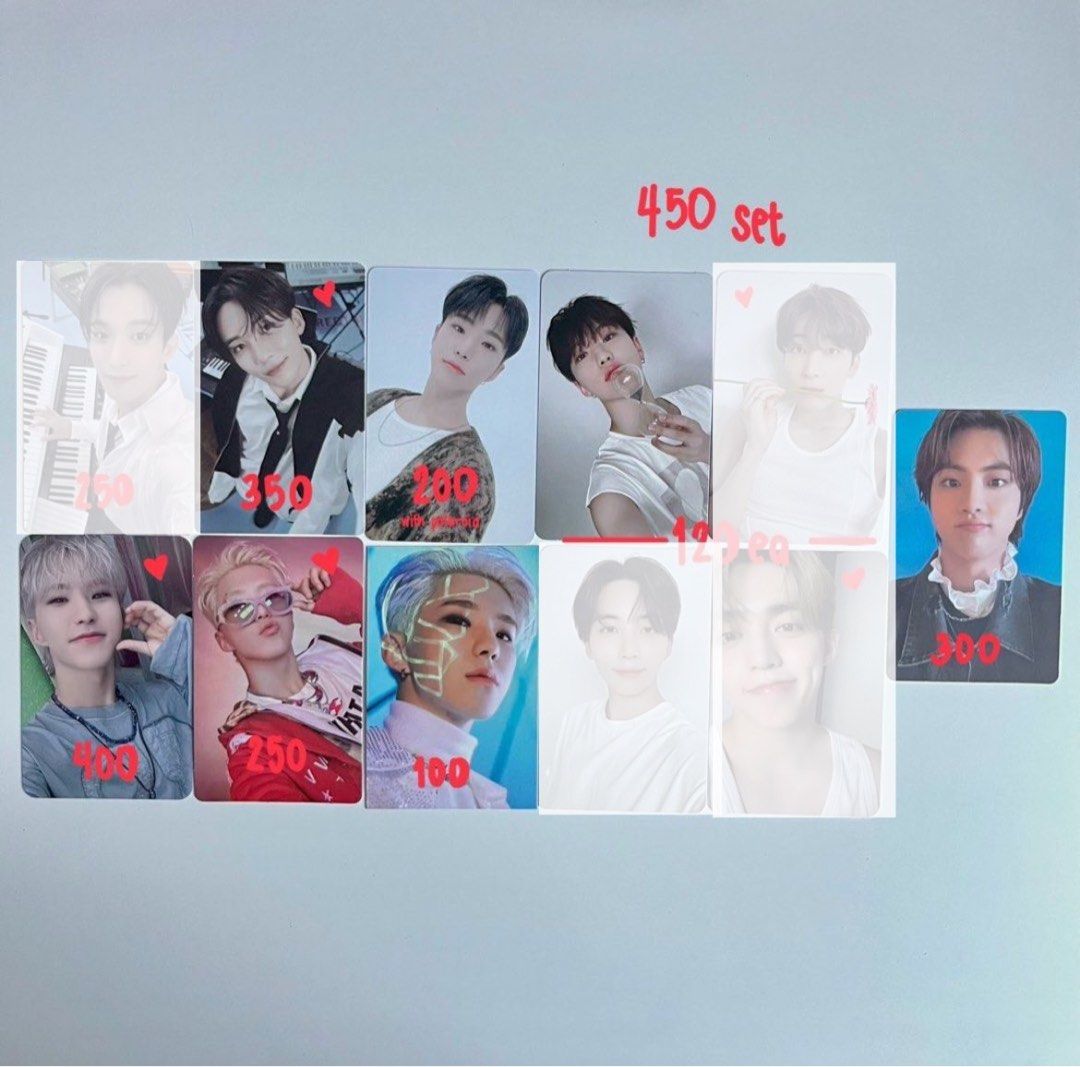 SEVENTEEN JEONGHAN HOSHI RANDOM PHOTOCARDS PCS (Category: K-Wave Merchandise) located in Quezon City. Submitted by d3clutters (Listing ID 1359109181, Image 1). Description: svt downsizing sale! ✷ seventeen random photocards ❤️: unmarked ; unmarked can tingi 1700 php if set ➝ onhand , x sensi ➝ dop : payo / 5 days ➝ mod : j&t.