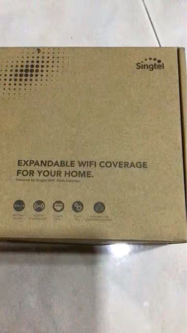 Singtel WiFi Router Expandable Coverage, Computers & Tech, Parts ...
