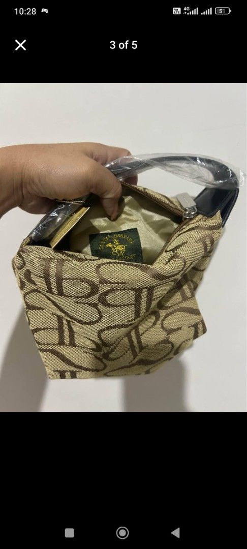Small Pouch / Handbag 👜🤎 (Category: Luxury Bags & Wallets) located in Pasay City. Submitted by mjdiaz.43 (Listing ID 1362009764, Image 3). Description: ✅💯 Polo Rocket Santa Barbara unused kasya cp cute and handy 🥰 Last Price Posted !!! As is... take it or leave it dm for serious interesting buyers ty 😊.