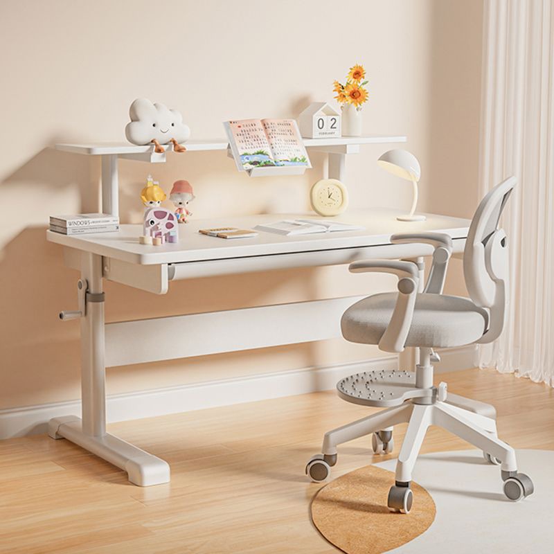 Study table /Height-adjustable desk/Ecological Solid Wood Core ...