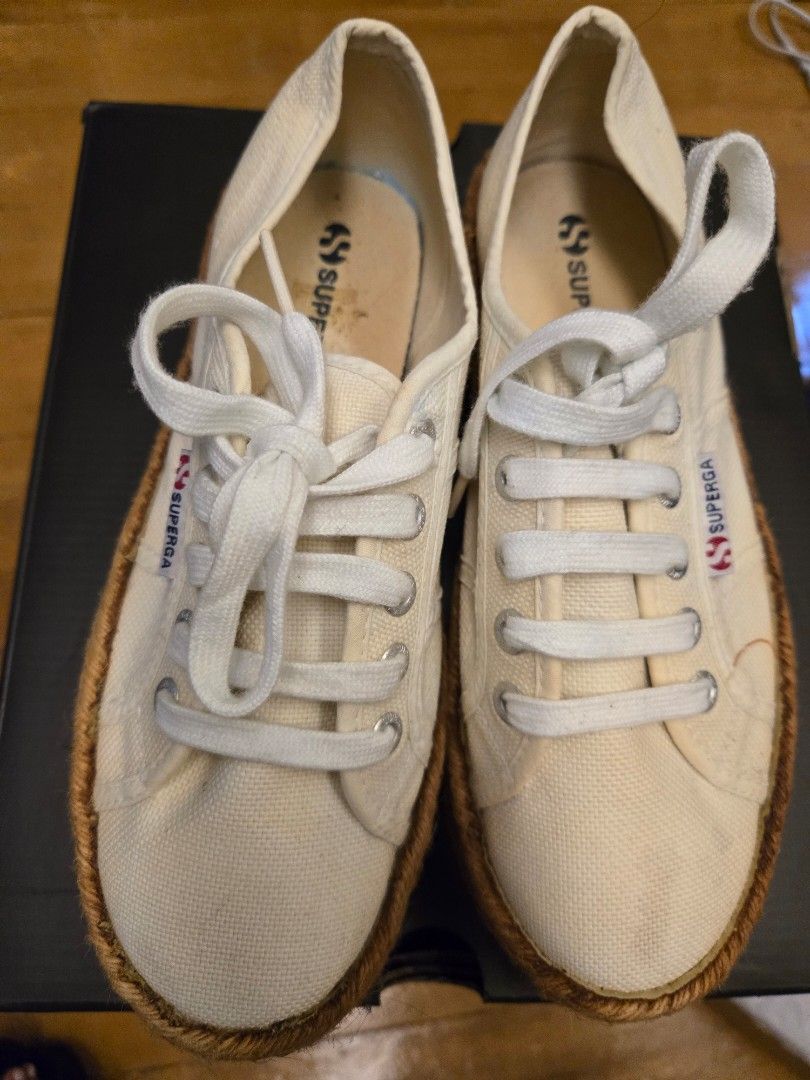 Superga Espadrille US7 (Category: Sneakers) located in Makati City. Submitted by ClothesAndStuff (Listing ID 1362106027, Image 3). Description: SRP: PHP 6,831 2790 Platform Espadrille.
