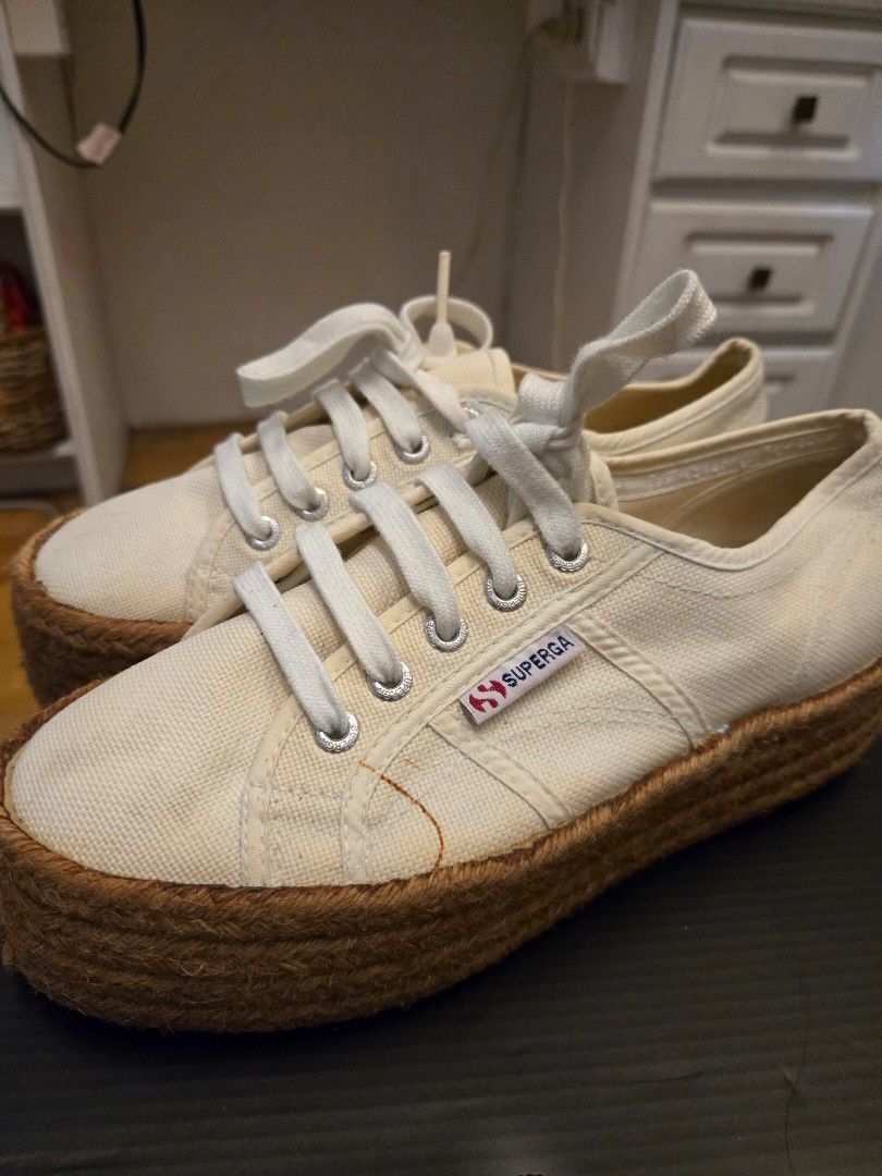 Superga Espadrille US7 (Category: Sneakers) located in Makati City. Submitted by ClothesAndStuff (Listing ID 1362106027, Image 1). Description: SRP: PHP 6,831 2790 Platform Espadrille.