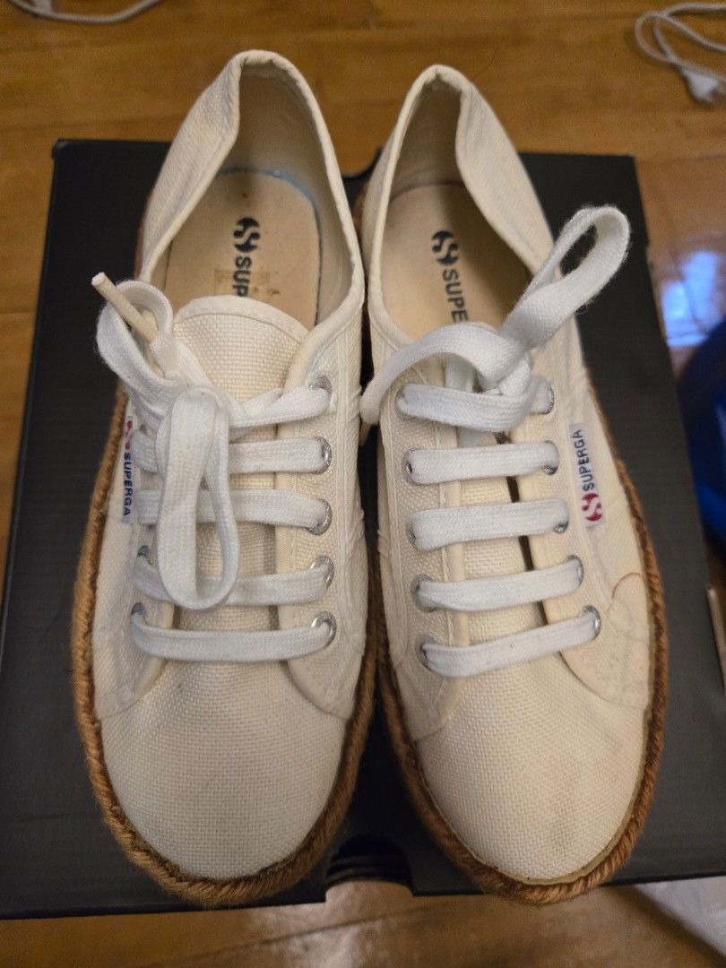Superga Espadrille US7 (Category: Sneakers) located in Makati City. Submitted by ClothesAndStuff (Listing ID 1362106027, Image 2). Description: SRP: PHP 6,831 2790 Platform Espadrille.