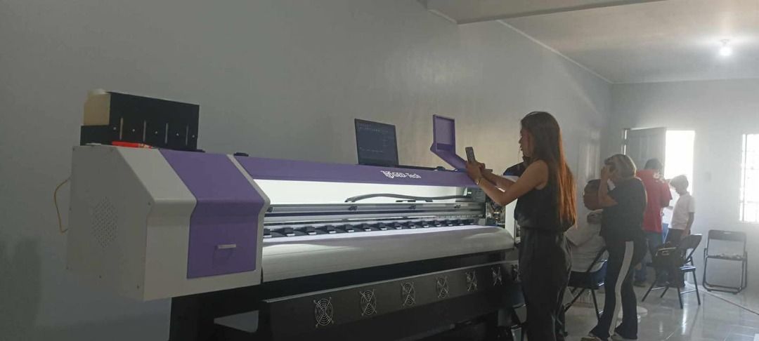 TARPAULIN PRINTER 6FT EPSON DX11 (Category: Printers, Scanners & Copiers) located in Manila. Submitted by rjballos (Listing ID 1361999672, Image 2). Description: Want to start your own printing business but you’re on a budget? May it be for shirt printing, sublimation, tarpaulin, stickers or more. We got you! Start your printing business with the best quality and most affordable printer machines in the market. We offer: ☑️ Epson DX11 (Best for Su