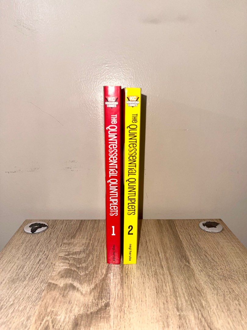 THE QUINTESSENTIAL QUINTUPLETS VOL. 1-2 (Category: Comics & Manga) located in Paranaque City. Submitted by liaangela (Listing ID 1361991859, Image 2). Description: ☆ Sold separately at ₱350 each. ☆ Buy both for ₱600! ☆ The Quintessential Quintuplets / 五等分の花嫁 (Go-Tōbun no Hanayome) Volumes 1-2 ☆ English Manga by Negi Haruba ☆ Published by Kodansha Comics ☆ Like New ☆ Mint Condition (Not Plastic-sealed) ☆ RFS: Entrusted to sell ☆ Send us a message!