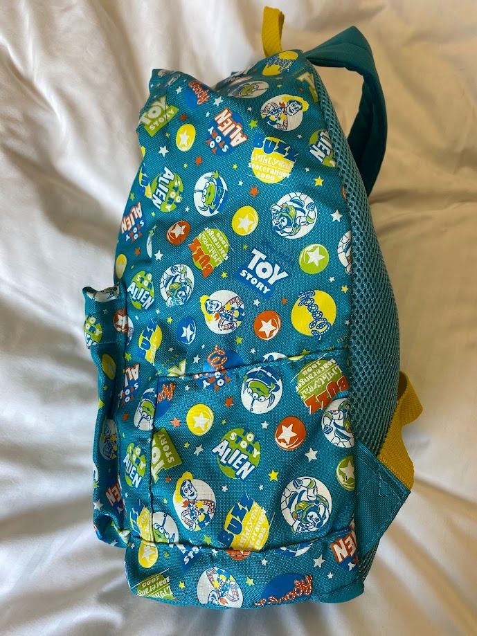 Toy Story Disney Pixar Backpack (Category: Backpacks) located in Cainta. Submitted by tipidmode2023 (Listing ID 1362016584, Image 2). Description: Actual picture posted. Binili sa Japan nung nagpunta sa Disney. Pick-up or Lalamove only. Location: San Roque Cainta Rizal.