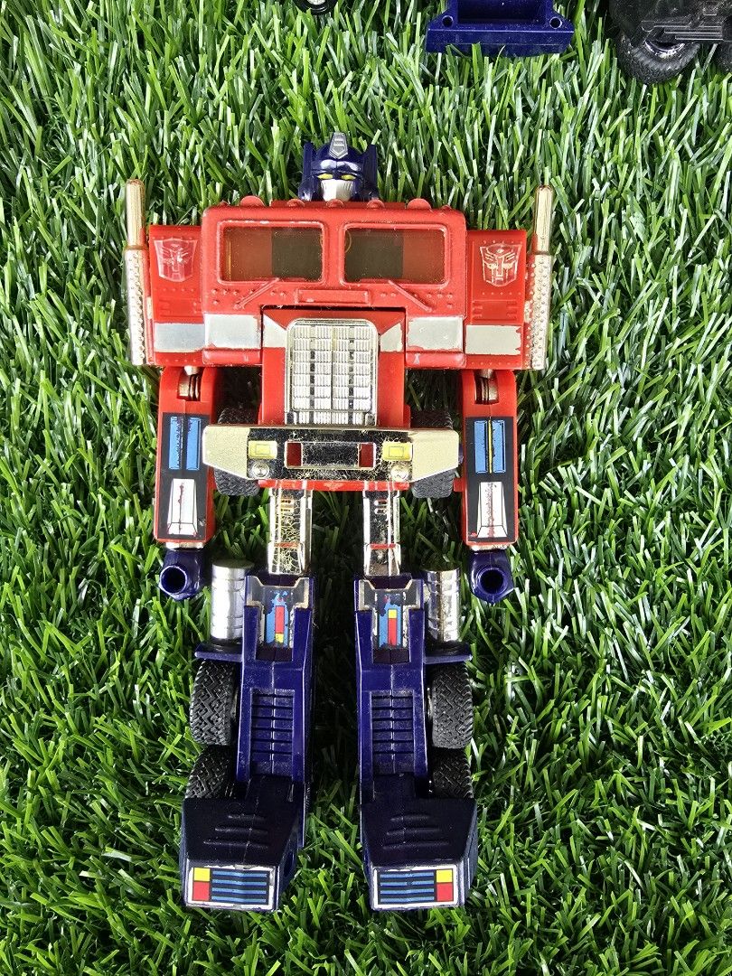Lot Transformers G1/G2 - Optimus Prime Et Turbomaster Thunder (incomplet) - Pièces Occasion