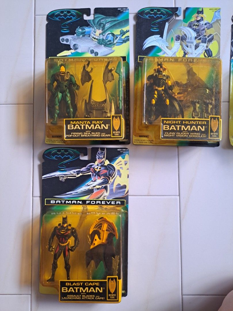 LOT Figurines jouets batman vintage – DC comic – KENNER 🔥🦇 - Collection