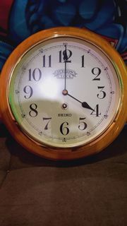 Vintage Seiko Station Wall Clock
