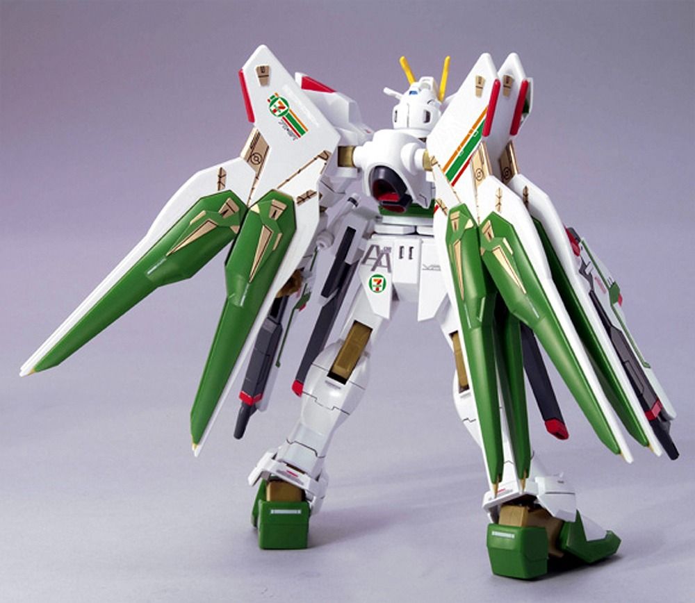 ZGMF-X20A Strike Freedom Gundam Ver. GFT HG 1/144 (7 eleven Color) (Category: Gundam Model Kits) located in Singapore. Submitted by chuko-ten (Listing ID 1362025497, Image 3). Description: Release Date: 2013 Series: GUNDAM SEED DESTINY Scale: 1/144 Manufacturer: Bandai Condition: B-A, C-S For Box (B) & Content (C) conditions, we categorize as such; i. S - As good as New ii. A - Minor Dent/Damage/Discolor iii. B - Some Dent/Damage/Discolor iv. C -