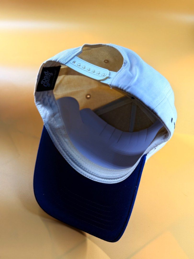 5 panel A Frame outdoor cap by Dad Gang (Category: Caps & Hats) located in Makati City. Submitted by ides.ph (Listing ID 1362231993, Image 3). Description: For Sale! DAD GANG HORSEPOWER CREAM AND BLUE Size: One size fits most Fabric: Cottown Twill Closure: Snapback For: Unisex Brand: Dad Gang Product link: https://capusa.nyc/products/dadgang-horsepower-blue For only : ₱1350 Dm us to purchase.
