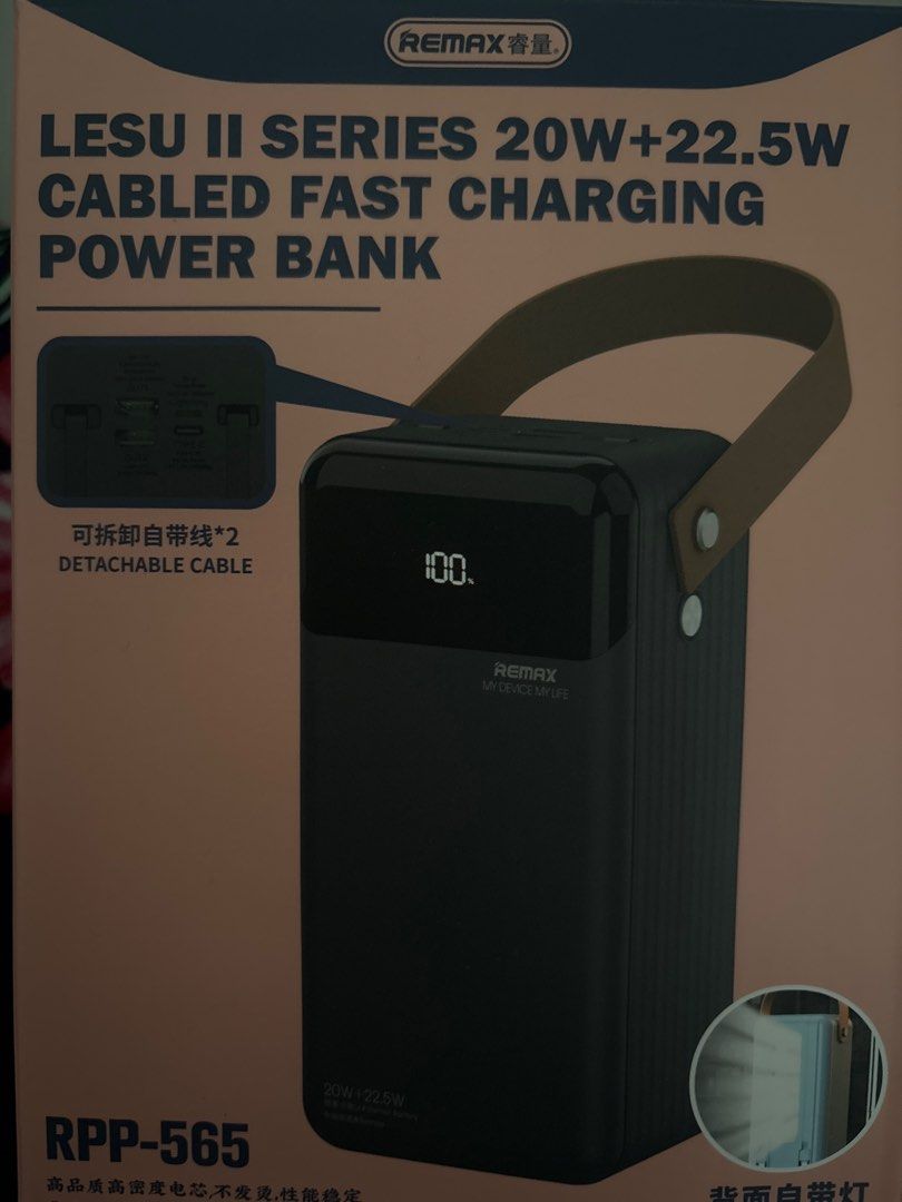 60000 mah QC PD remax power a bank, Mobile Phones & Gadgets, Mobile ...