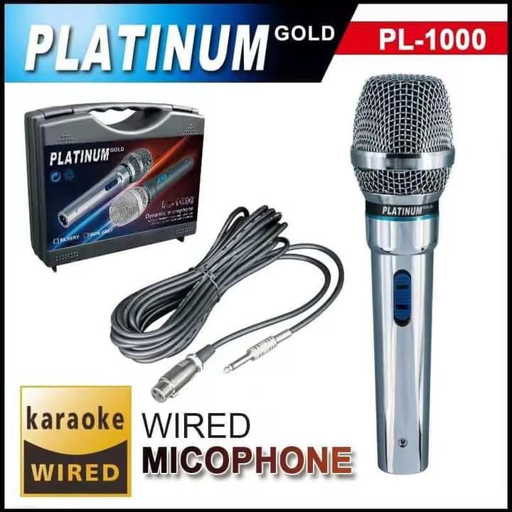 🌟 Original Platinum Dynamic Microphone PL1000🔥🔥 (Category: Microphones) located in Manila. Submitted by iliasjen (Listing ID 1362233152, Image 1). Description: 🌟 Original Platinum Dynamic Microphone PL1000🔥🔥 🌹.