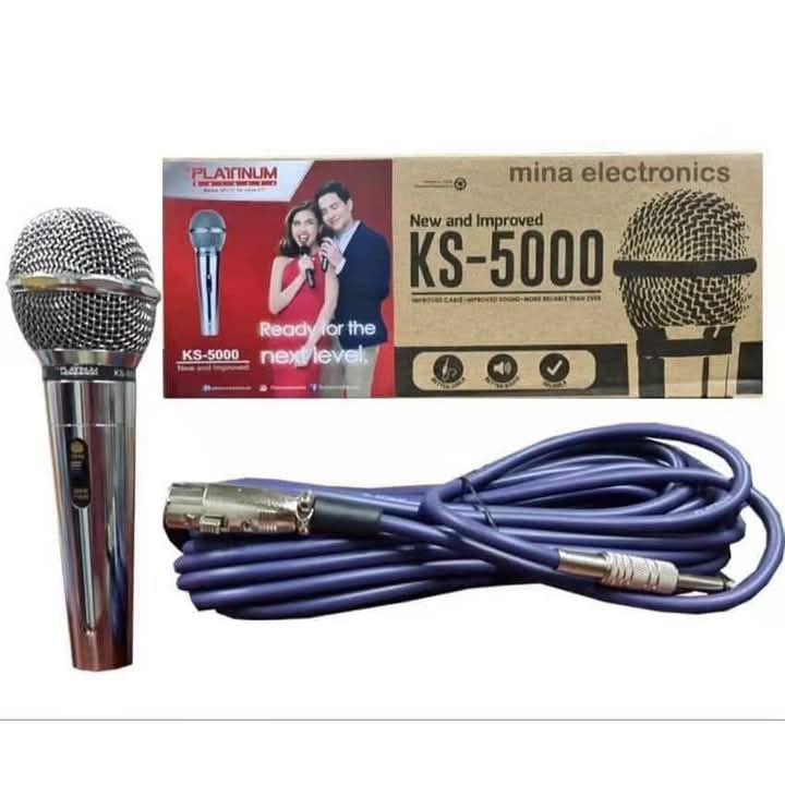 🌟 PLATINUM KS-5000 Microphone 🔥🔥 🌟Quality (Category: Microphones) located in Manila. Submitted by iliasjen (Listing ID 1362233492, Image 1). Description: 🌟 PLATINUM KS-5000 Microphone 🔥🔥 🌟Quality.
