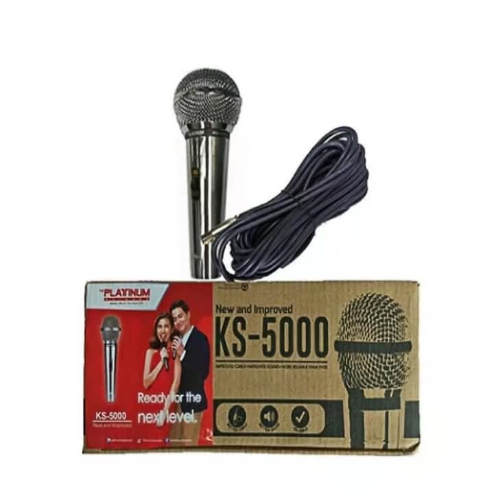 🌟 PLATINUM KS-5000 Microphone 🔥🔥 🌟Quality (Category: Microphones) located in Manila. Submitted by iliasjen (Listing ID 1362233492, Image 3). Description: 🌟 PLATINUM KS-5000 Microphone 🔥🔥 🌟Quality.
