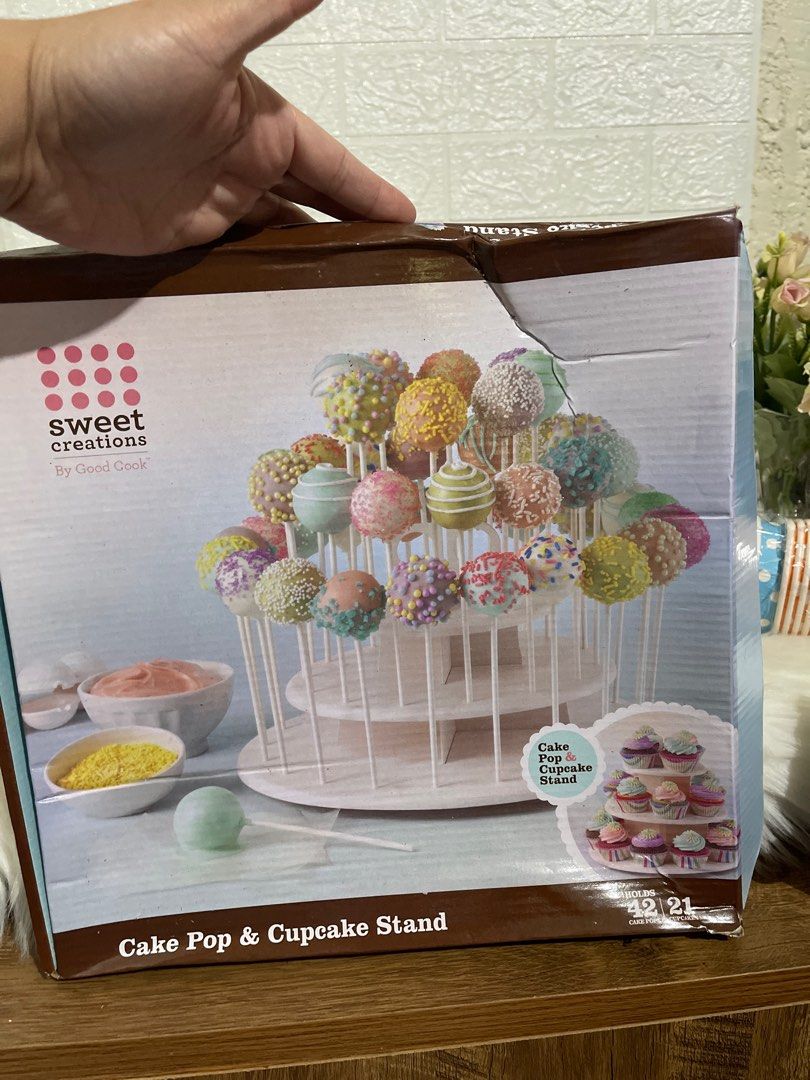 Cake Pop & Cupcake Stand (Category: Bakeware) located in Baguio. Submitted by claudnibela (Listing ID 1362231662, Image 2). Description: Used once.