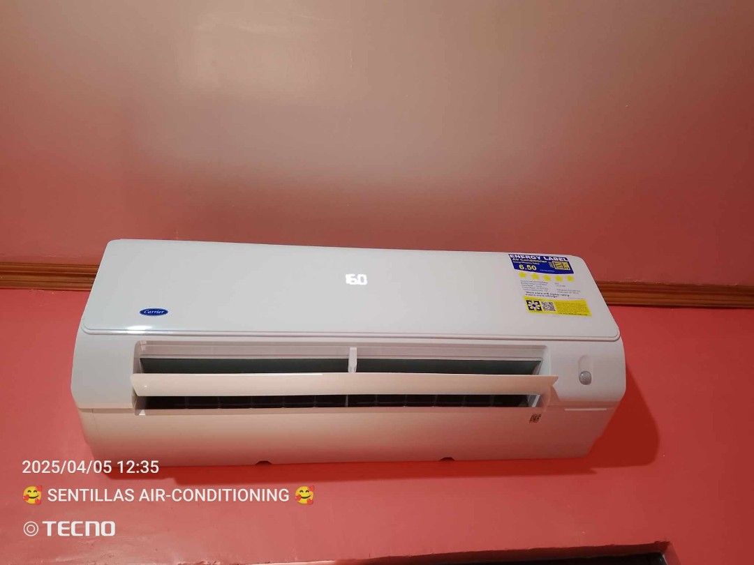 CARRIER AURA INVERTER SPLIT TYPE AIRCON (Category: Air Conditioning and Heating) located in Quezon City. Submitted by airconph. (Listing ID 1362130869, Image 1). Description: 💥SPLIT TYPE AIRCON ON SALE NOW‼️ CARRIER AURA INVERTER with HIGH-CSPF model: ▪️53CEP009-308 - 1.0HP ▪️53CEP012-308 - 1.5HP ▪️53CEP018-308 -2.0HP ▪️53CEP024-308 - 2.5HP ✓Brand New Sealed Unit with Warranty ✓Lower Price Guaranteed ✓Same Day Delivery Installation OUR SERVICE: 