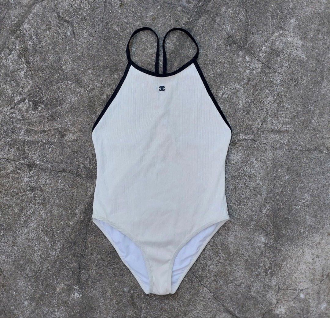 CHANEL bikini | CHANEL swimsuit (Category: Luxury Apparel) located in Manila. Submitted by luvluvpreluv (Listing ID 1362253825, Image 1). Description: NOTE: Type A Quality Again po this is type A lang; bought it from a boutique store sa IG RFS: i’m so fat hindi na po kasya sakin at never ko talaga syang naisuot.