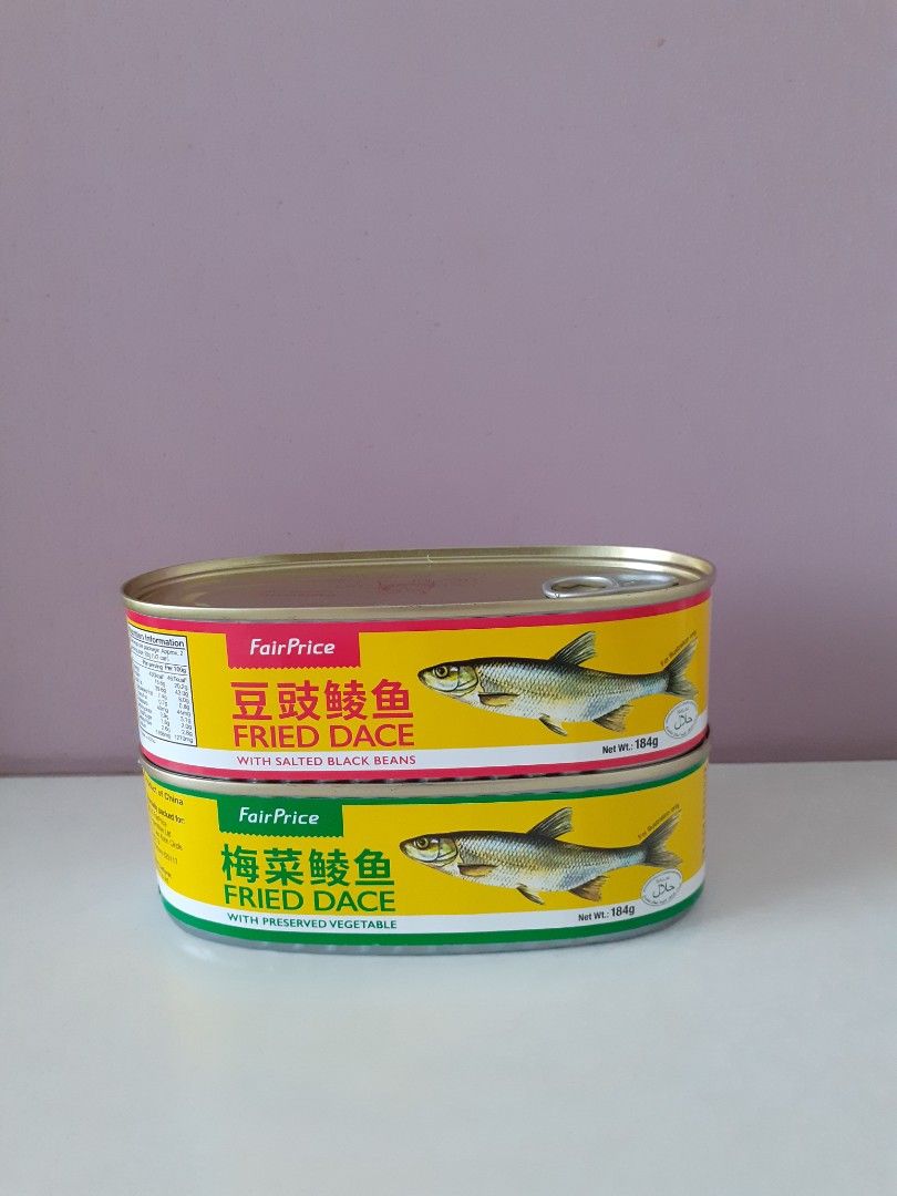 Fairprice Fried Dace Canned Food (2 cans for $5) Long Expiry, Food ...