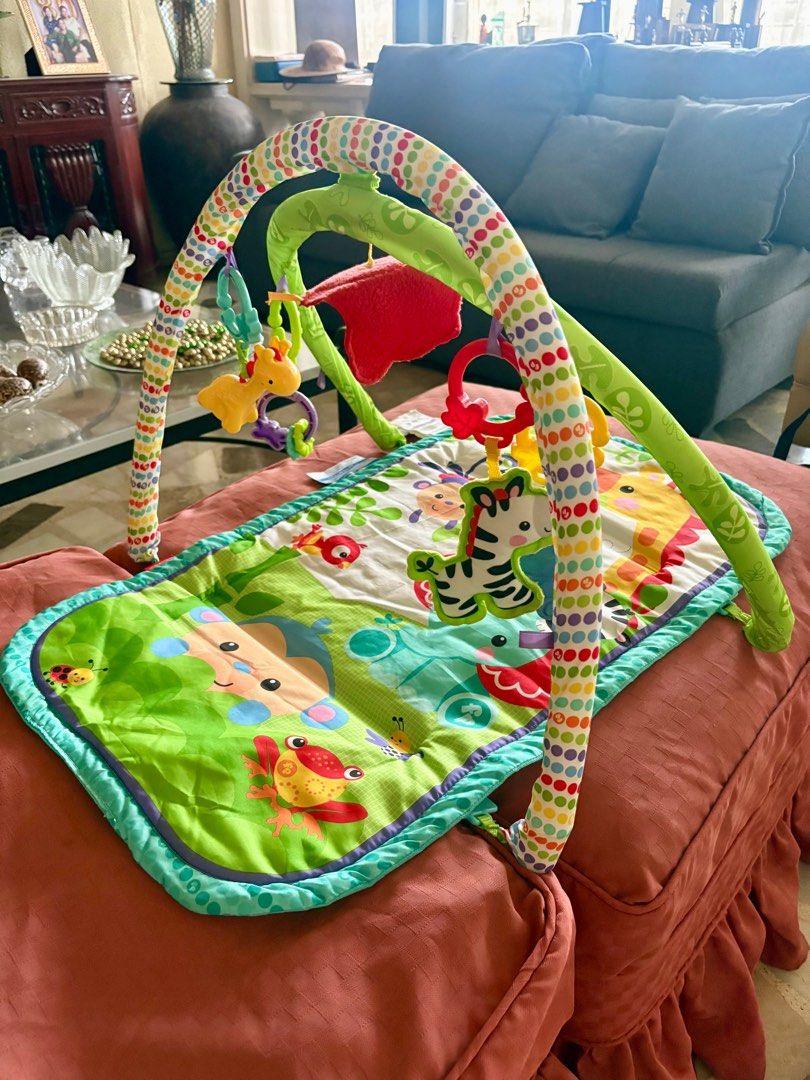 Fisher Price Activity Gym (Category: Infant Playtime) located in Pasig City. Submitted by declutterwithmaria (Listing ID 1362172409, Image 1). Description: Pre loved with Care Missing toys/pieces .