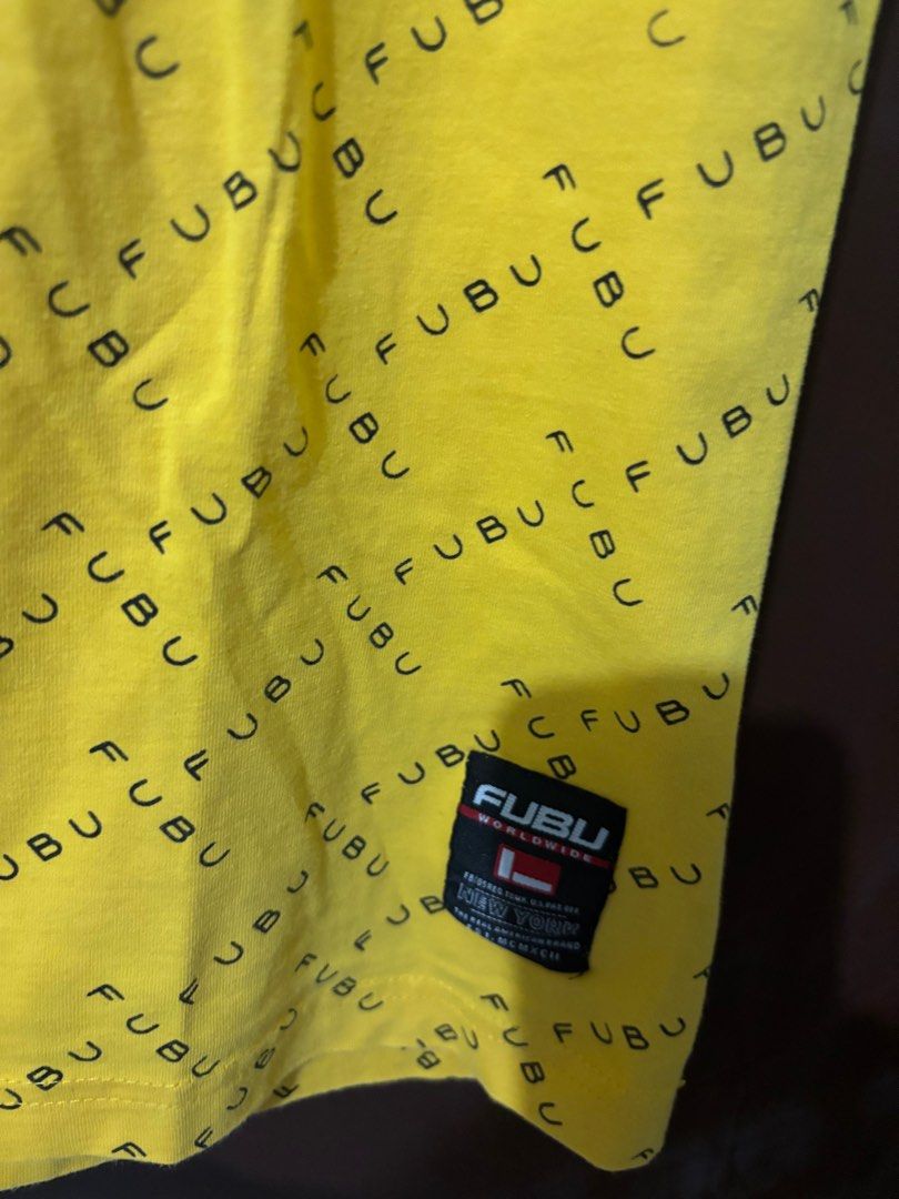 fubu T-Shirt (Category: Tshirts & Polo Shirts ) located in Makati City. Submitted by tinyMe01 (Listing ID 1362171556, Image 3). Description: Fubu Shirt Dark Yellow Size: M.