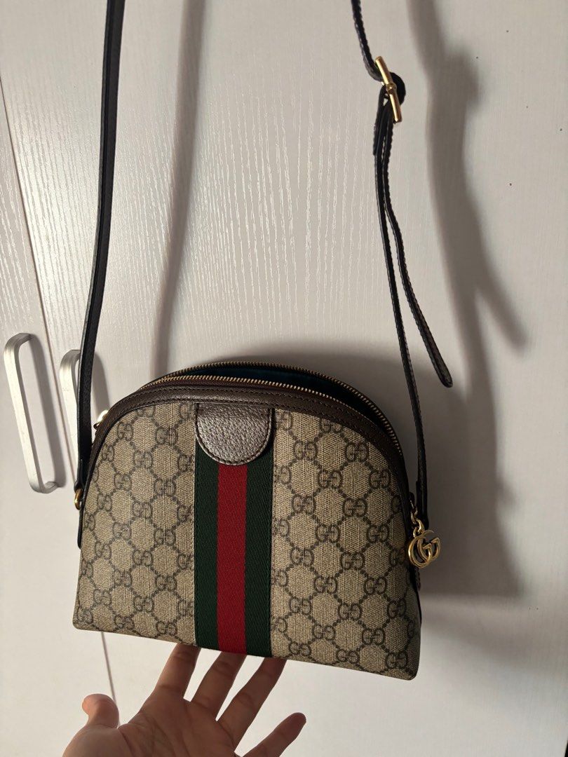 Gucci Ophidia dome bag (Category: Luxury Bags & Wallets) located in Makati City. Submitted by bravelion_cea1db (Listing ID 1362221203, Image 1). Description: For sale GUCCI OPHIDIA dome bag Gold hardware Complete with dustbag and cards Rfs; decluttering 09338608996 Call or text for more info.