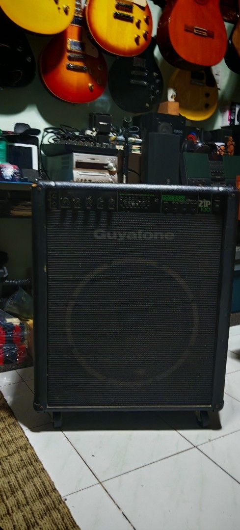 Guyatone zip 100 pro bass amplifier (Category: Musical Instruments) located in Paranaque City. Submitted by yourhonorvoy (Listing ID 1362123358, Image 1). Description: New arrival Guyatone pro bass zip 100 10k only Bass amplifier 100volts(walang kasamang transformer) With dents and scratches only 😍Okay ang tunog 👌 Malaki eto mura Lang benta dami ako piano darating need NG pwesto... 😍Jackpot makaka avail neto 🤩 2 units available ( less 2k pag 