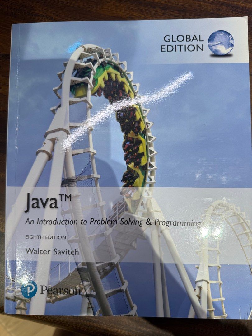 Java An Introduction to Problem Solving & Programming EIGHTH EDITION (Category: Textbooks) located in Singapore. Submitted by 0hman123 (Listing ID 1362291043, Image 1). Description: Eighth edition. Opened only once .