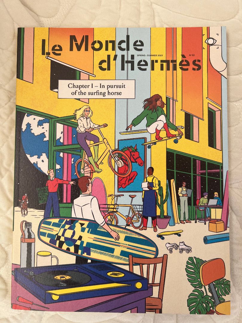 Le Monde D'Hermes Spring-Summer 2023 No 82 (Category: Luxury Accessories) located in San Juan City. Submitted by techhobbies (Listing ID 1362168058, Image 1). Description: 🔥 DECLUTTERING SALE! 🔥 HERMÈS LE MONDE D'HERMÈS SPRING-SUMMER 2023 NO. 82 ✅ Brand New Condition ✅ Luxury Magazine ✅ Collector's Item SPECIFICATIONS: • Title: Le Monde d'Hermès • Issue: Spring-Summer 2023 No. 82 • Publisher: Hermès • Publication Date: 2023 • Dimensions: 11" x 