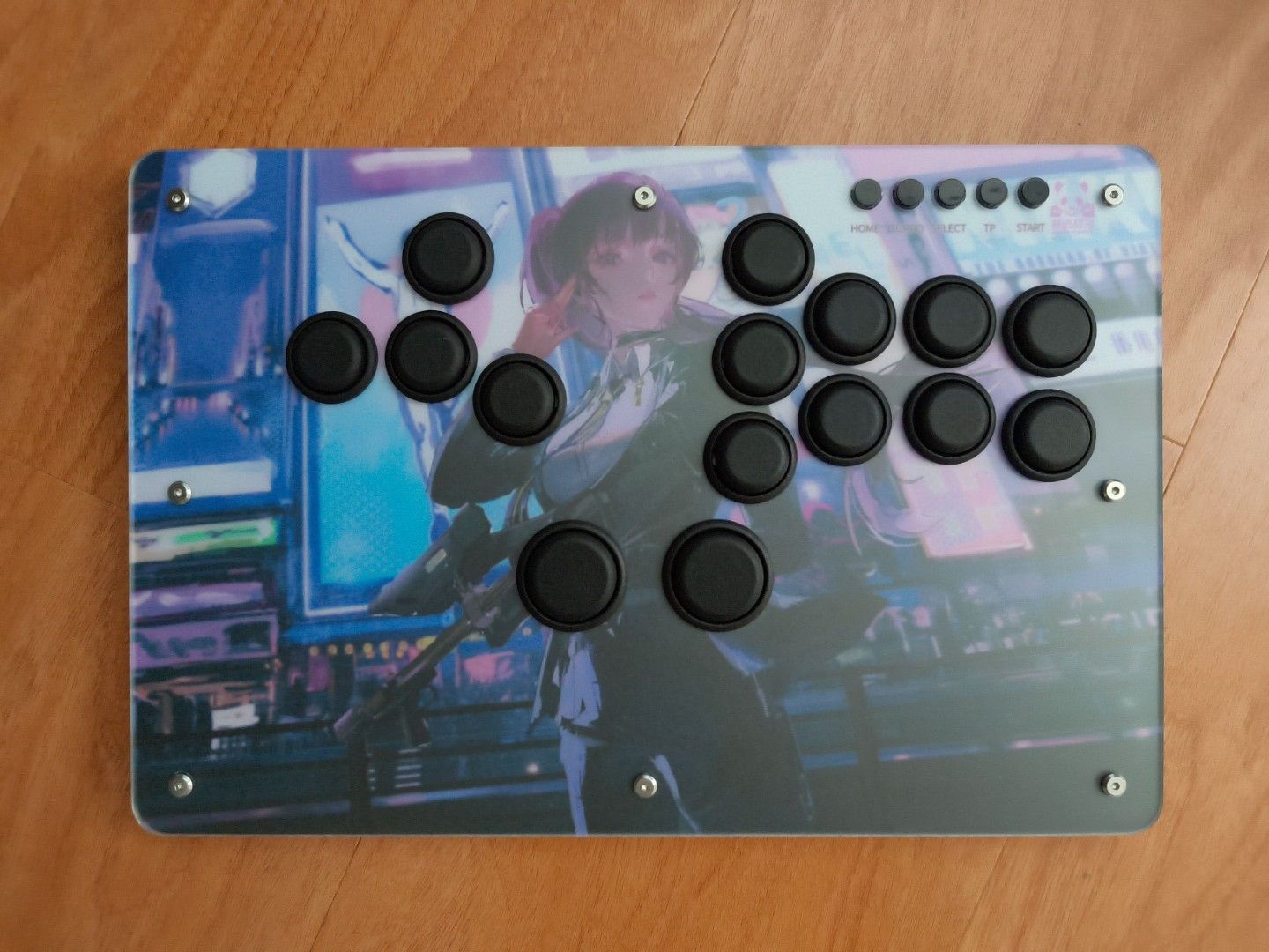 LEVERLESS CONTROLLER (Category: Controllers) located in Singapore. Submitted by locoluchalibre (Listing ID 1362141740, Image 1). Description: TIKITAKA LEVERLESS CONTROLLER FROM ALIEXPRESS WITH CUSTOM ART ALL BUTTONS WORKING MEETUPS AT SIMEI OR DELIVERY VIA GRABEXPRESS/LALAMOVE AT YOUR COST ONLY Please DM me for more details / pictures thank you!.