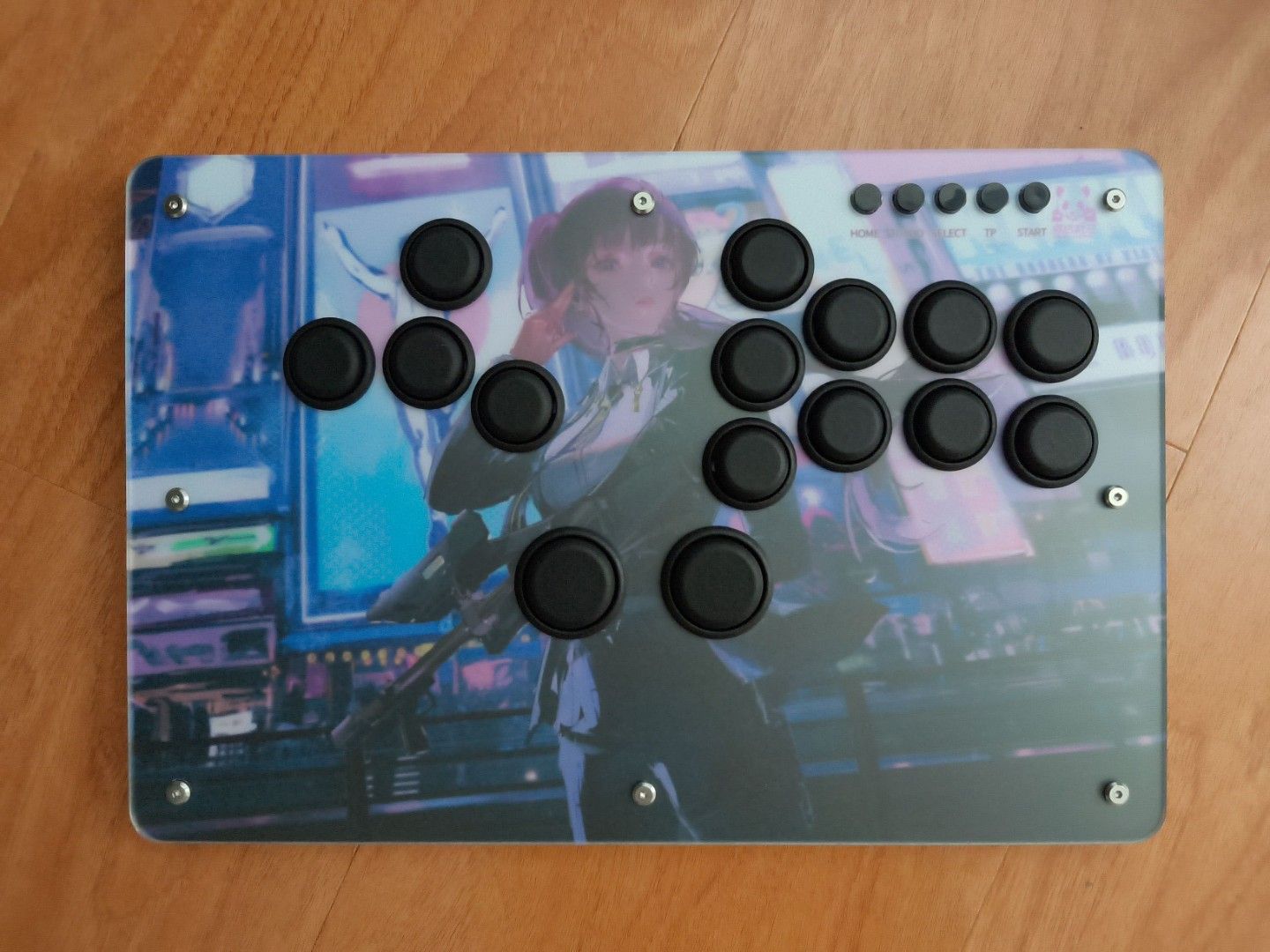 LEVERLESS CONTROLLER (Category: Controllers) located in Singapore. Submitted by locoluchalibre (Listing ID 1362141740, Image 2). Description: TIKITAKA LEVERLESS CONTROLLER FROM ALIEXPRESS WITH CUSTOM ART ALL BUTTONS WORKING MEETUPS AT SIMEI OR DELIVERY VIA GRABEXPRESS/LALAMOVE AT YOUR COST ONLY Please DM me for more details / pictures thank you!.