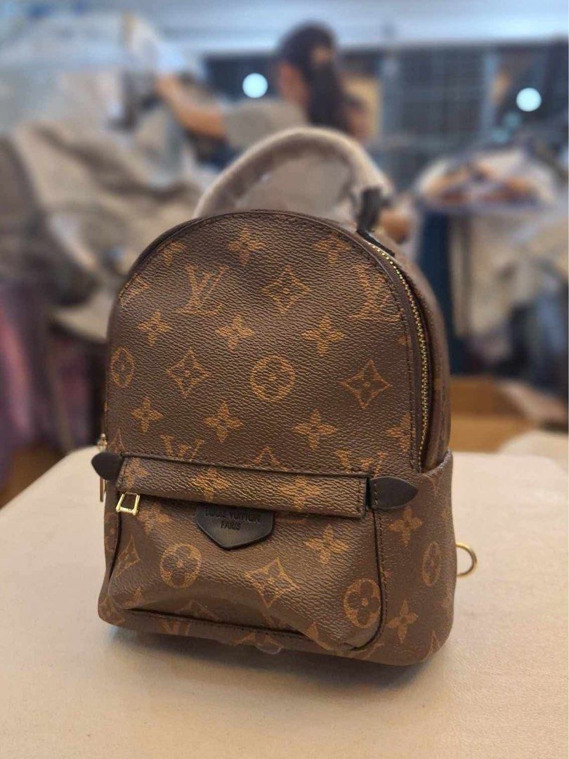 LV PALM SPRINGS MINI BACKPACK (Category: Luxury Bags & Wallets) located in Quezon City. Submitted by bimbohazeee (Listing ID 1362292531, Image 1). Description: LV PREMIUM PALM SPRINGS MINI BACKPACK✨ 1.7k brandnew.
