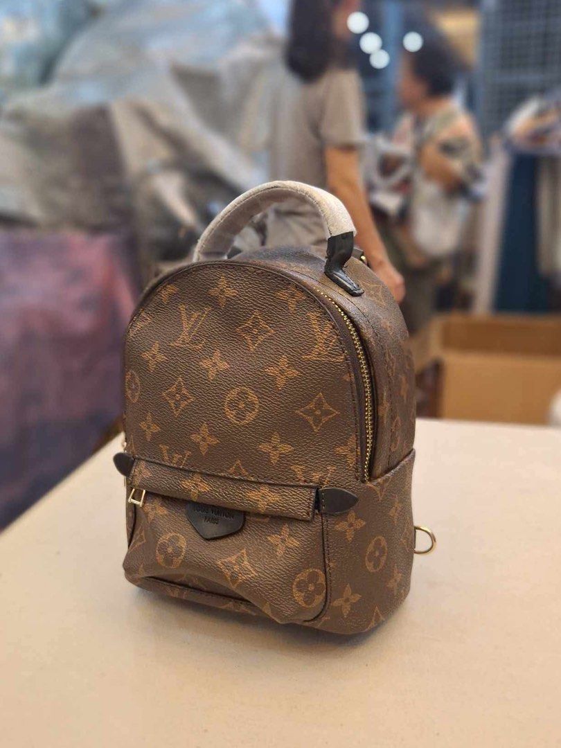 LV PALM SPRINGS MINI BACKPACK (Category: Luxury Bags & Wallets) located in Quezon City. Submitted by bimbohazeee (Listing ID 1362292531, Image 2). Description: LV PREMIUM PALM SPRINGS MINI BACKPACK✨ 1.7k brandnew.