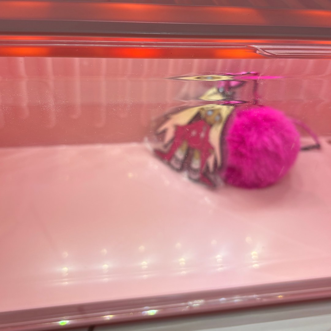 Pink display case with led lights, Furniture & Home Living, Home Decor ...