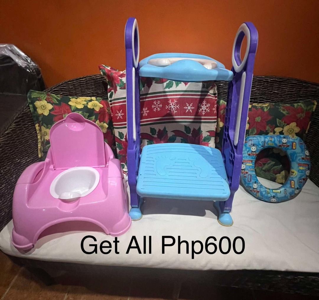 Potty Trainers Take All (Category: Toilet Training) located in Paranaque City. Submitted by quicx (Listing ID 1362189679, Image 1). Description: Take All for 600 MOP: GCash / Maya or Cash on Pick Up Location: BF Homes Paranaque or Uptown BGC .
