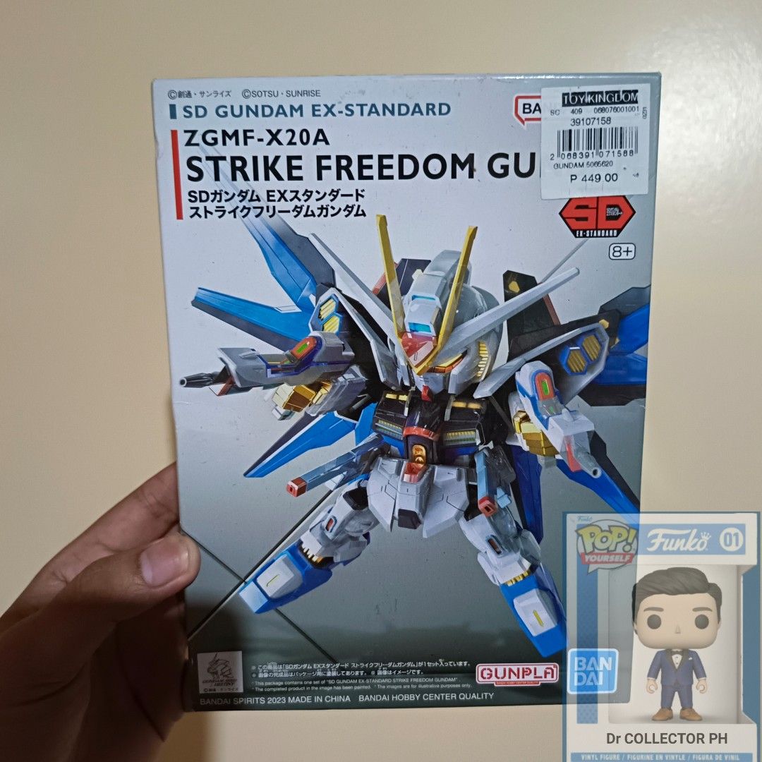 SDEX STRIKE FREEDOM GUNDAM (Category: Gundam & Model Kits) located in Guiguinto. Submitted by drcollectorph (Listing ID 1362258564, Image 1). Description: All items listed are authentic and some prices are slightly negotiable. Feel free to contact us for more details. SDEX STRIKE FREEDOM GUNDAM.