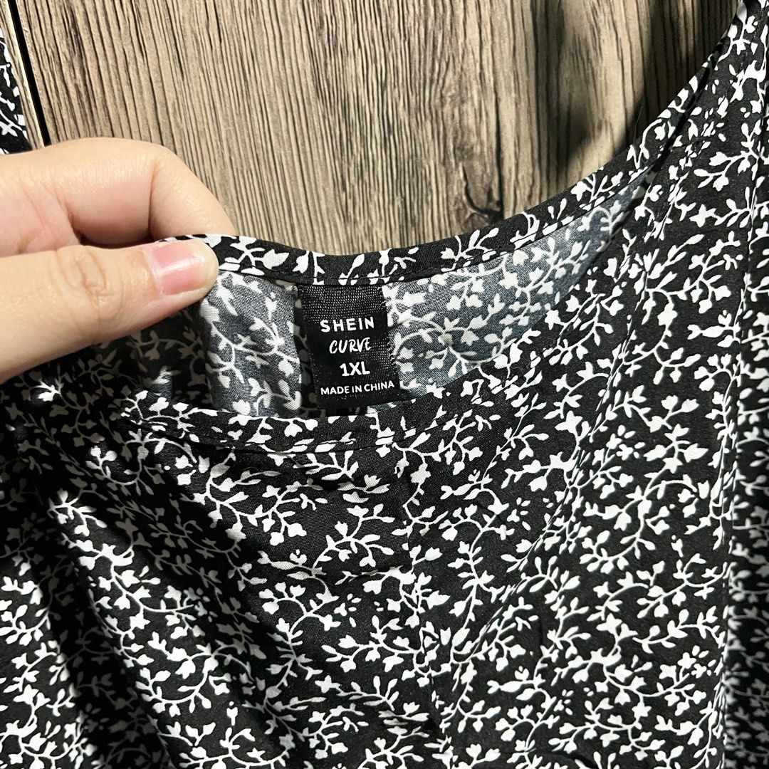 Shein Curve Romper - 1XL (Category: Rompers) located in Marikina City. Submitted by maya.declutters (Listing ID 1362229261, Image 2). Description: PERSONAL ITEMS / NOT FROM UKAY MOP: GCash / Bank Transfer Delivery: - Lalamove (7PM onwards) - J&T - Shipping fee will be shouldered by the buyer .