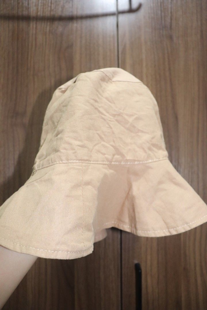 Smocked Dress with Hat (Category: Dresses) located in Cavite. Submitted by trishadvb (Listing ID 1362231164, Image 3). Description: Maxi smocked dress with hat Like new Color: Brown Fits XS-Medium Self-tie straps, can be worn as tube dress Free SF if will get another item from my listings 🤗.
