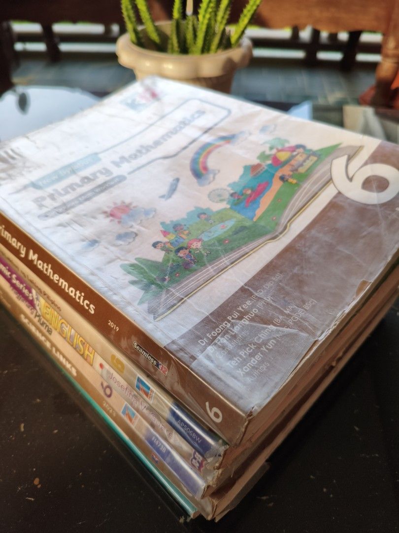 Used Grade 6 Books (Category: Textbooks) located in San Fabian. Submitted by timeagain.ph (Listing ID 1362205894, Image 2). Description: Selling my sister's well used but usable Grade 6 Books —expect some scribbles/doodles and answered activities. Includes: •New Syllabus Primary Mathematics Grade 6 (Singapore Math Worktext) •Science Links (2023 Edition) Grade 6 •Pinagyamang Pluma Ikaapat Na Edisyon •New Dynamic Series In English 6 •Areté: Values 